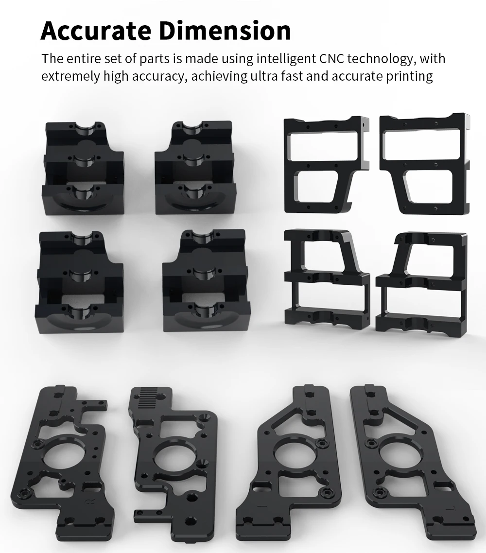 Imagem -03 - Fysetc-kit de Liga de Alumínio Cnc Atualizado Voron 2.4 r2 Pro V2.0 Peso Leve xy Joint Versão Mais Recente 6061-t6