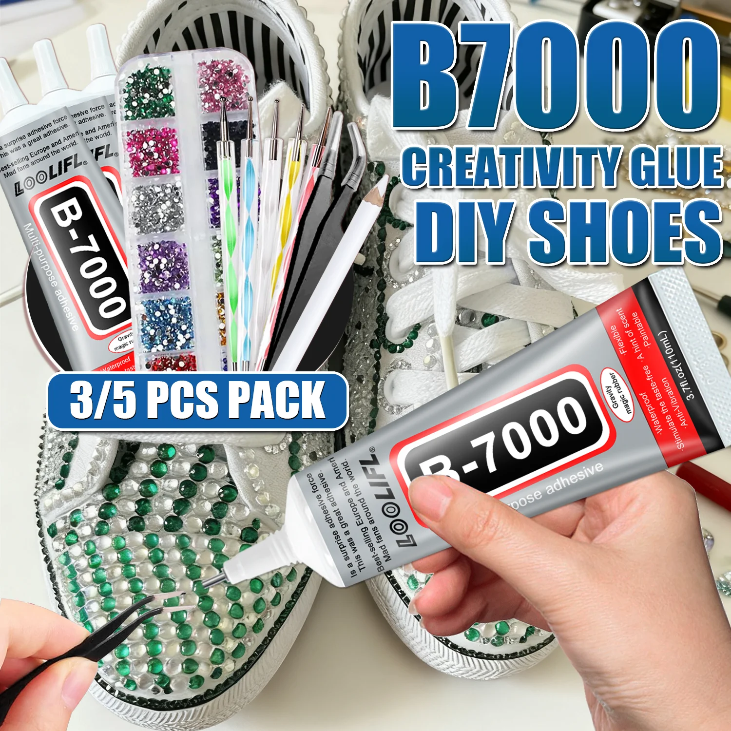 Ювелирный клей B7000, тканевый клей, клей для ремонта мобильных телефонов, сделай сам, суперклей, эпоксидная смола, подходит для алмазных поделок,