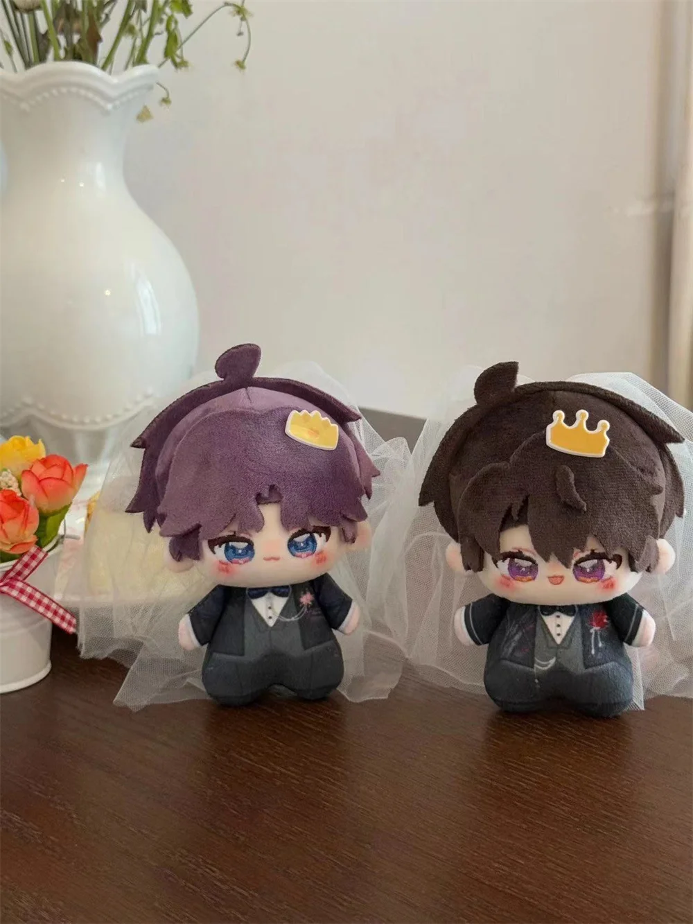 Plushie Love and Deepspace Xavier Zayne Rafayel Sylus Caleb Wedding 10cm Doll Toy Plush Body Stuffed Game Cosplay Gift Cute