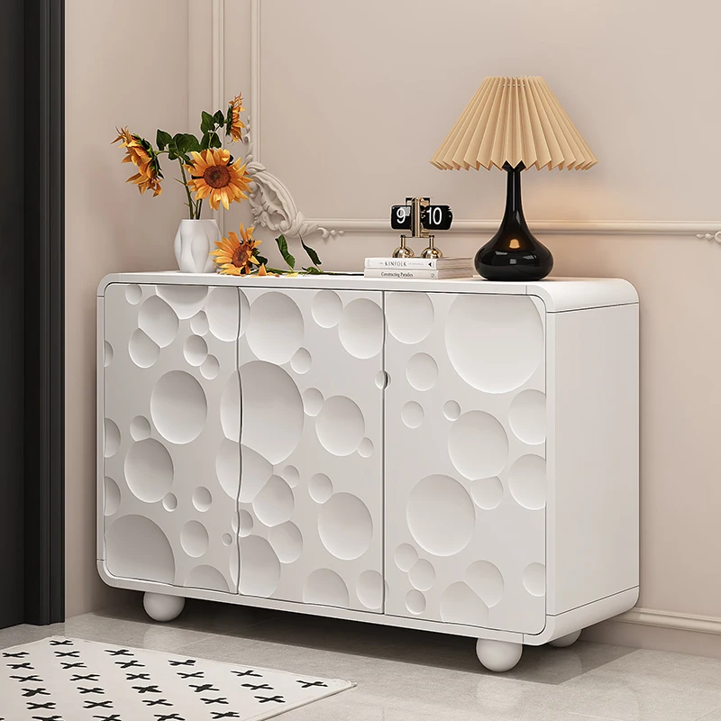 

White Cream Shoe Cabinet Cloud Large Size Vertical Space Saving Shelves Storage Shoe Shelf Universal Muebles Home Decoration