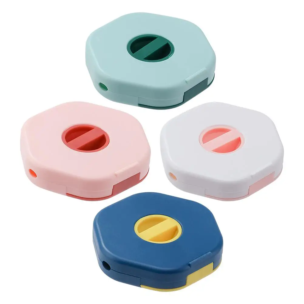

4 Pcs Charging Cable Storage Box Cord Organizer Portable Data ABS Cable Management Box Headphone Winder Desk USB Holder