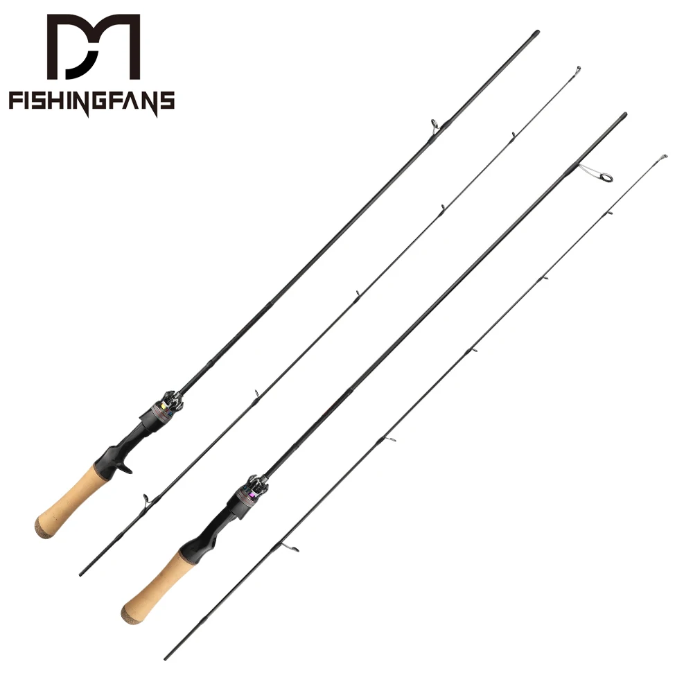 

Fishingfans 1.5m 1.68m 1.8m Ultra Light Fuji Guide Ring Fishing Rod Carbon Fiber Spinning Casting Fast Trout Fishing Rod