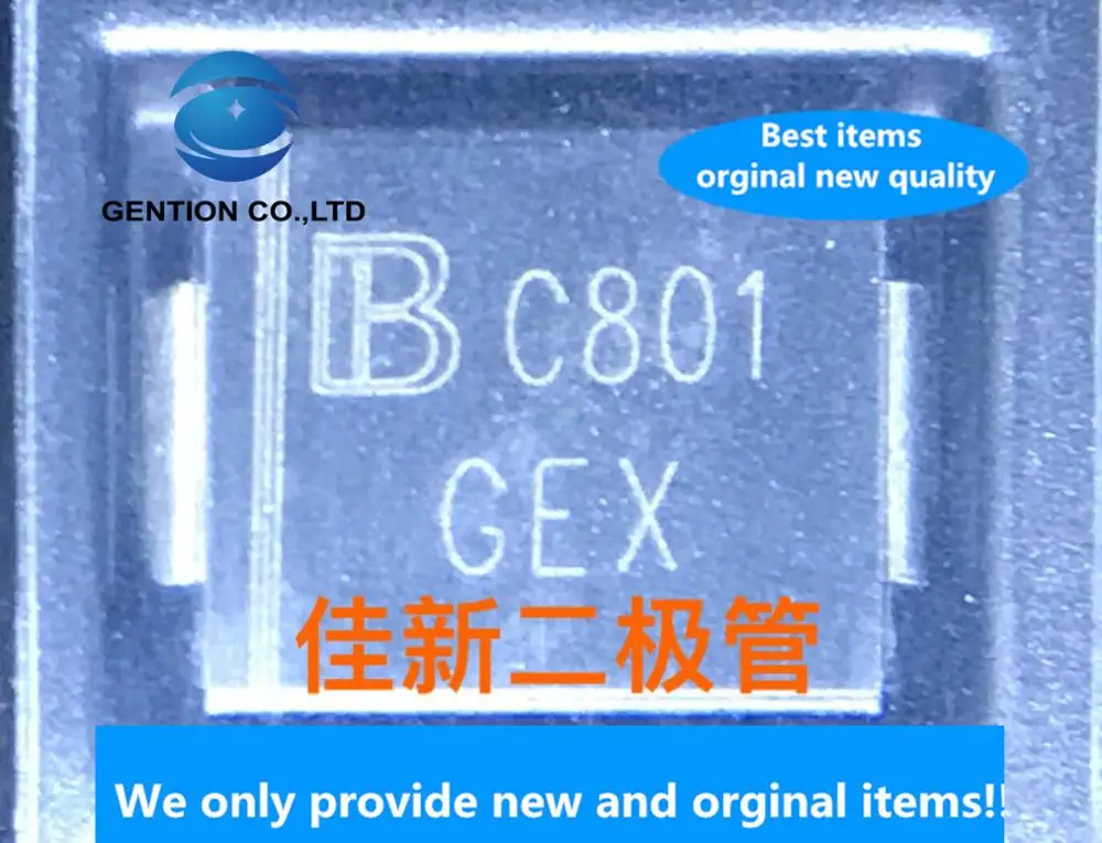 20PCS 100% New original SMCJ22A 22V unidirectional TVS diode DO-214AB silk screen GEX