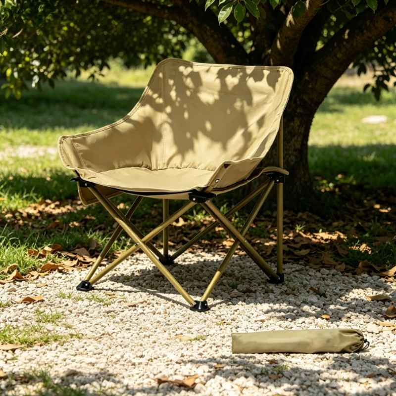 High Back Fishing Chair Anti Sag Foldable Fade Resistant Portable Director Style Lounge Seat for Beach Travel Outdoor 낚시 의자