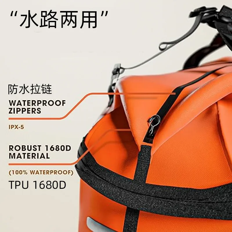 Large Capacity PVC Waterproof Dry Bag for Kayaking Ocean Travel Outdoor Storage Sack Tail Gear Protection Keep Items Dry Safe