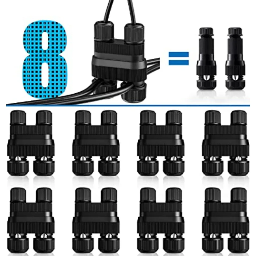 

Low Voltage Wire Connector Fastlock2 Landscape Lighting Wire Connectors Waterproof Low Voltage Connector 12-18 Gauge Landscape