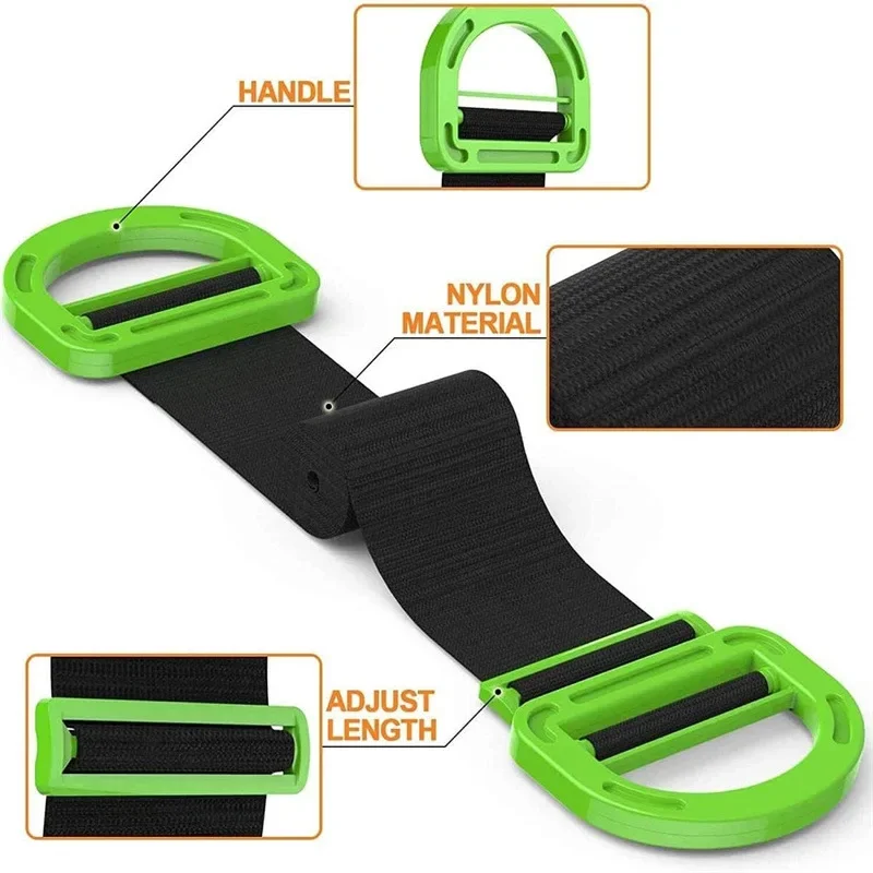 Adjustable Lifting Moving Straps heavy transport move tool Labor-saving Transport Belt moving furniture helper Shoulder Straps