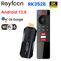 X88 ATV TV Stick Android 13 Rockchip RK3528 Quad Core 64bit Cortex A53 Support 8K Video 4K 60fps Wifi6 BT5.0 2GB 16GB TV Dongle