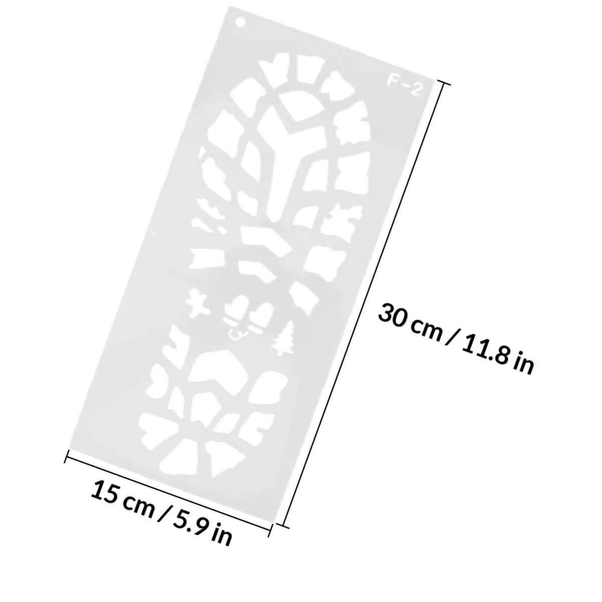 10Pcs Footprint Template DIY Christmas Snowflake Hollow Drawing Stencils for Painting Graffiti Wall Decoration Art