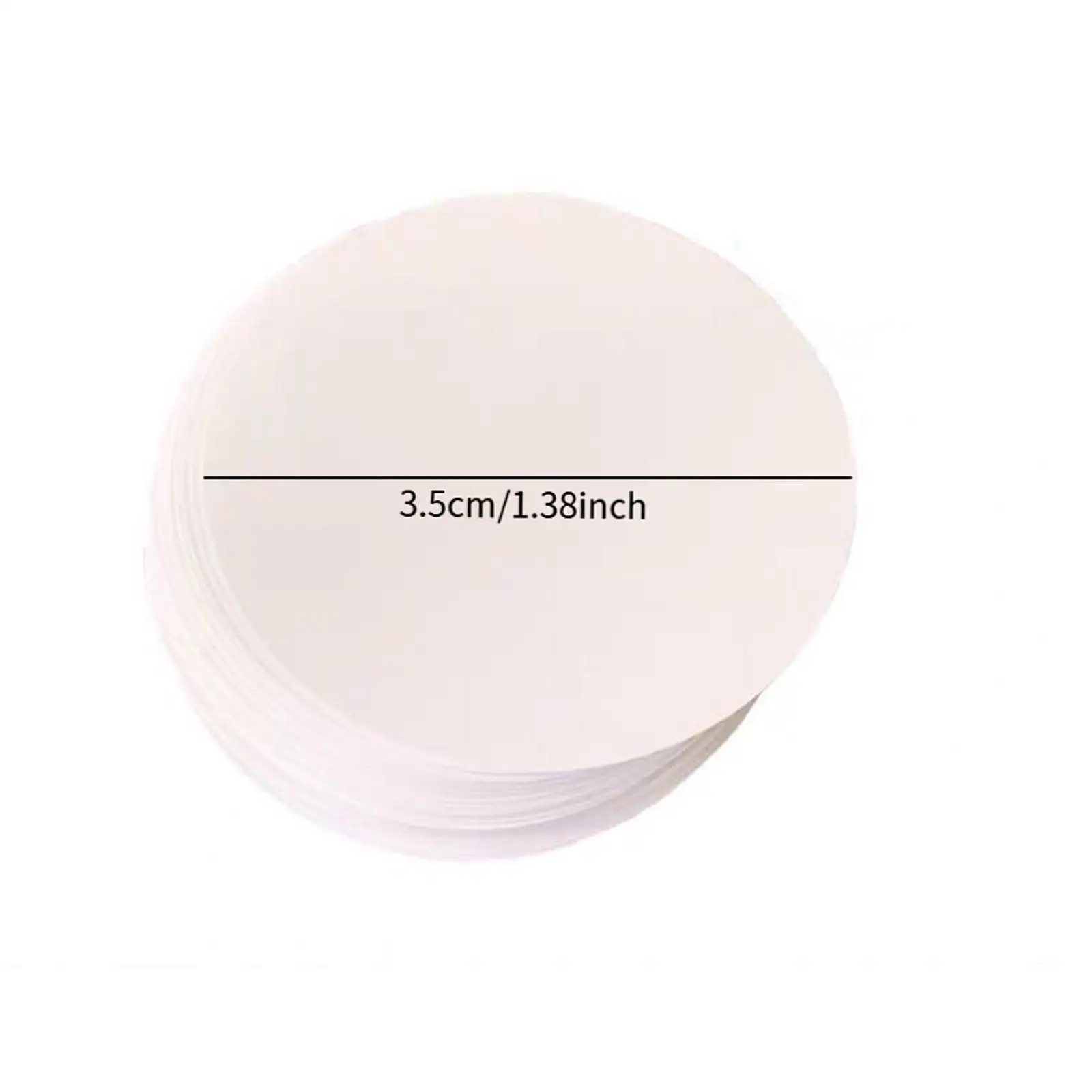 100x Button Badge Blank Paper Equipment Replacement Part Easy to Use Craft Making for Kids Button Badge Making Friends Birthday
