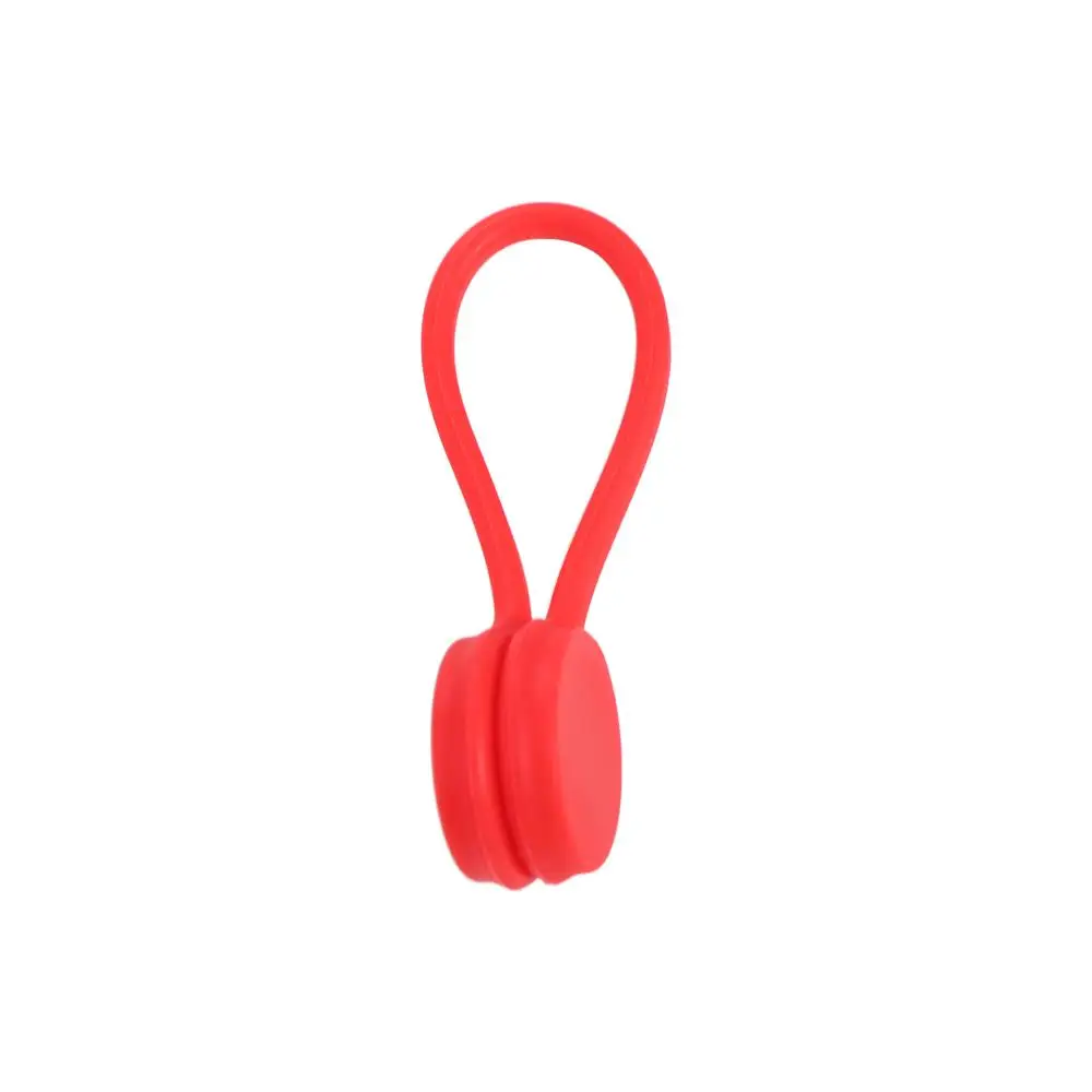 5PCS Silicone Fabric Clips Set Magnetic Colorful Fabric Huggers Versatile Durable Cable Ties String Binding