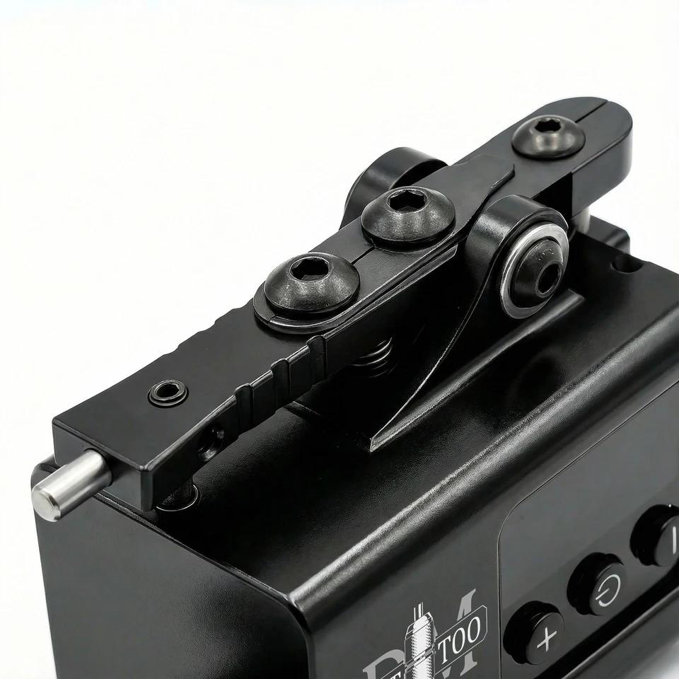 Máquina de tatuar rotativa inalámbrica DM con carrera ajustable, motor de chispa potente, 13000RPM, pistola de tatuar RCA con motor japonés sin núcleo 4