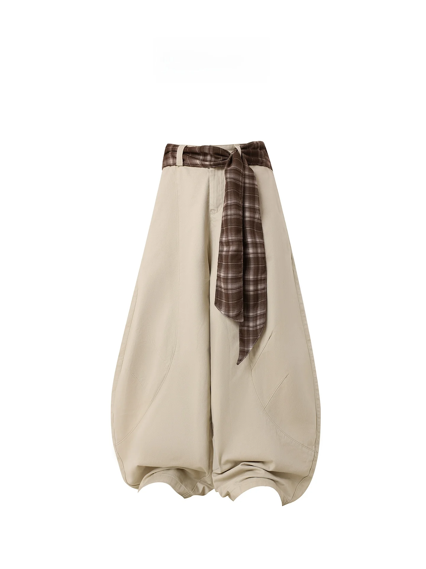 

Американские ретро-брюки в клетку с поясом, свободного кроя, в стиле рабочей одежды, длинные, женские, повседневные, из хлопкового стрейч-денима