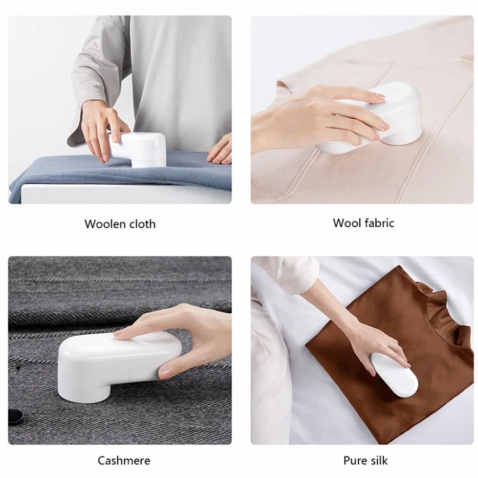 Xiaomi Portable Lint Remover for Clothes 5 Cutter Head Lint Roller Dust Remover Hair Ball Trimmer Sweater Remover