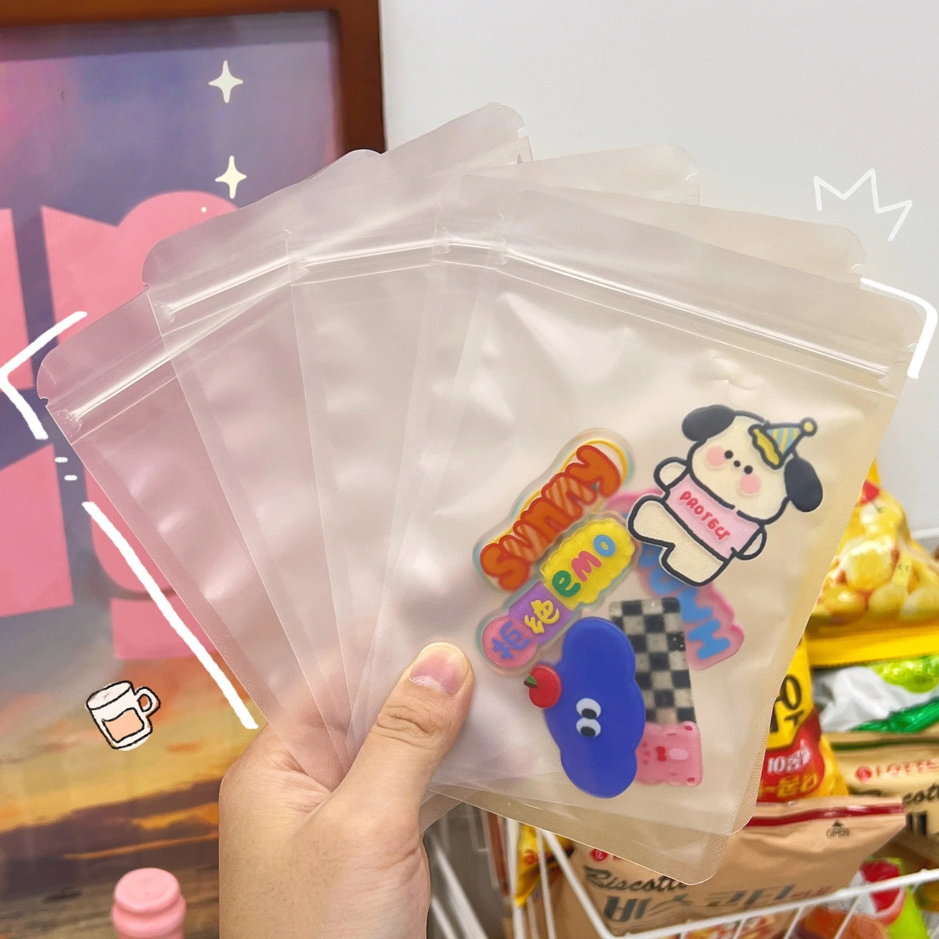 100/50Pcs Anti Tarnish Jewelry Bags Storage, Clear Plastic Comic Con Card Pouches Organizer for Gold Ring Earing Chain Bracelet