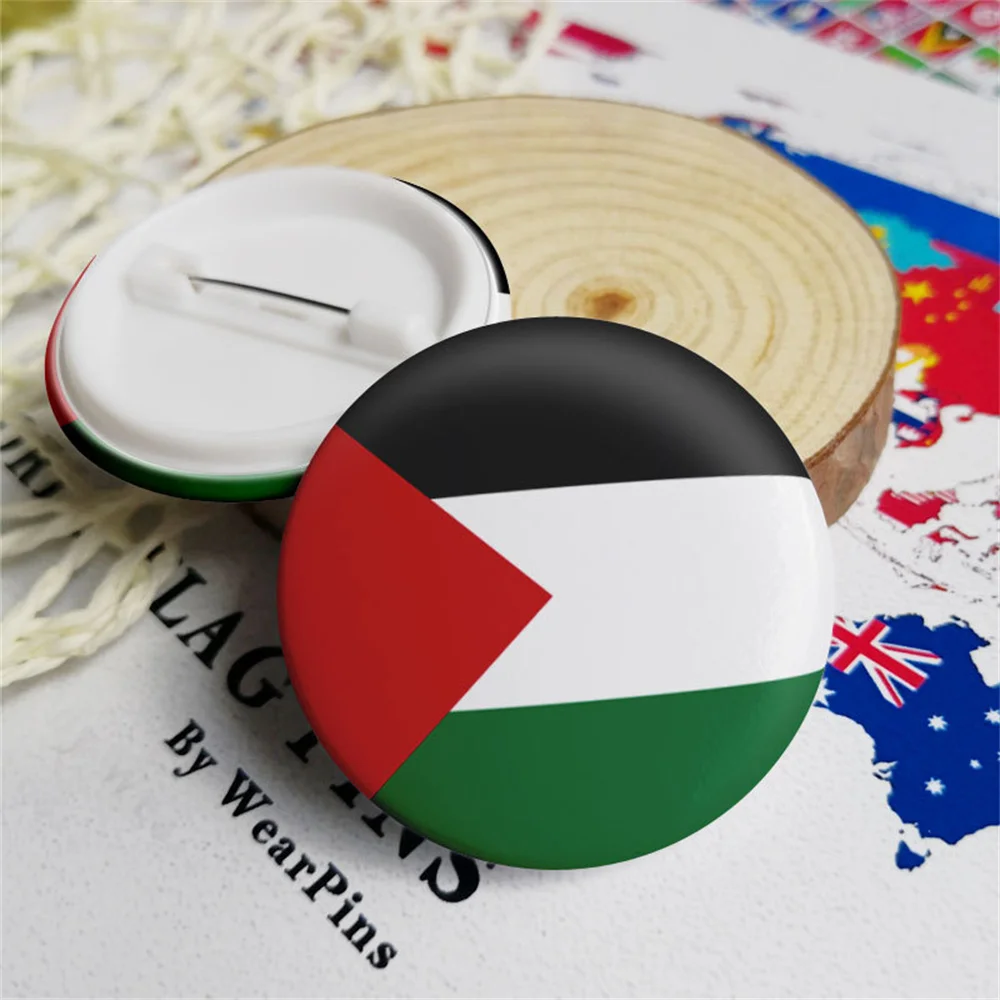 Palestina bandiera Pin palestina mappa arcobaleno banda stagnata distintivo palestina Pin abbigliamento cappello borsa accessori decorazione della