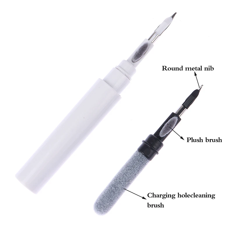 3 In 1 Bluetooth Cleaner Brush Kit Earphone Cleaning Pen For Headset Keyboard Multifunctional Cleaning Tools Cleaner Kit