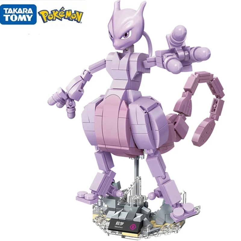 Bloques de Construcción de Anime Pokémon, Pikachu, Bulbasaur, Muñecos de Película, Modelo de Ladrillos, Juguetes para Jóvenes, Regalo para Adolescentes