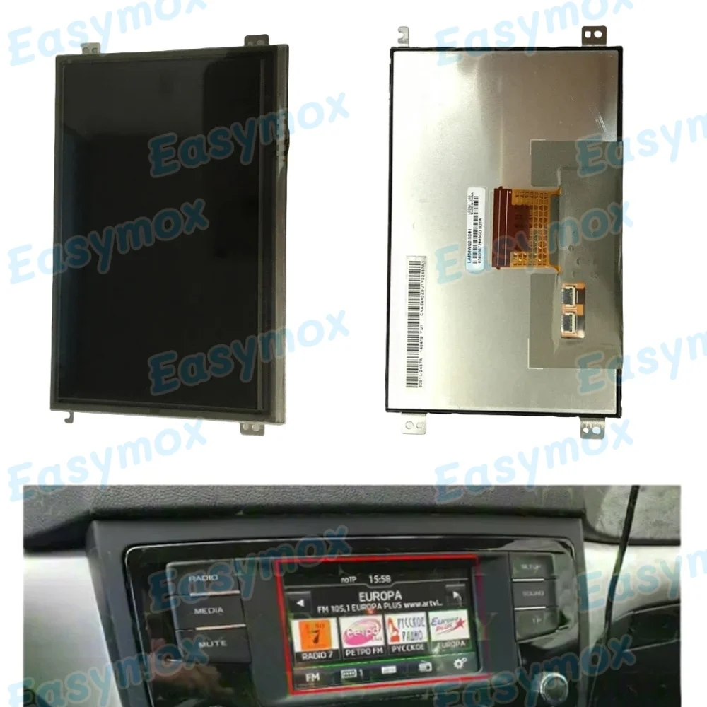 

5" TFT LCD Display for Skoda Octavia 3 Rapid Yeti MIB2 2013-2017 Radio Center Information Navigation Screen Replacement