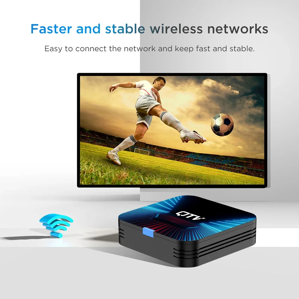 VONTAR QTV Q1 TV Box Android 10 Allwinner H313 2GB 16GB 4K H.265 2.4G Wifi TV Dongle Media Player Set Top Box 1GB 8GB TV Stick
