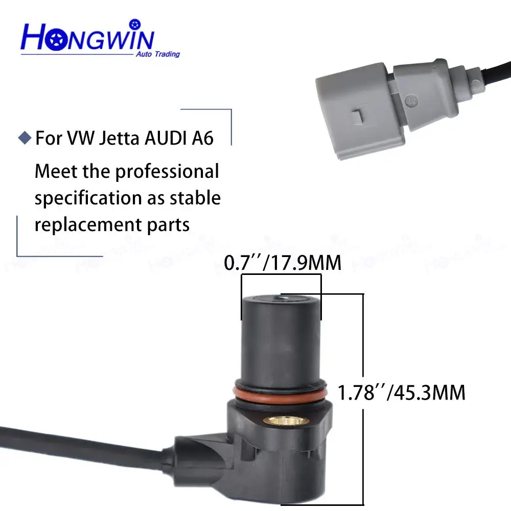 06A906433C Crankshaft Position Sensor For Volkswagen Jetta Golf Beetle Passat AUDI A3 S3 A4 A6 06A906433G 06A906433L 0261210147