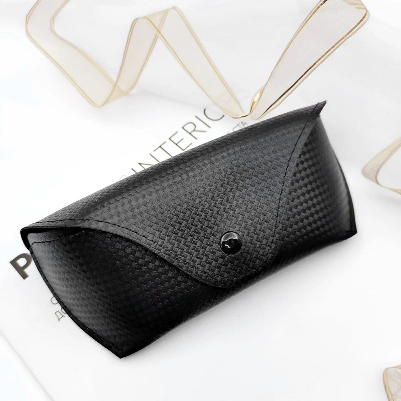 

Grass Pattern Sunglasses Case PU Leather Hard Shell Eyeglass Holder Box For Men Women Travel Accessories