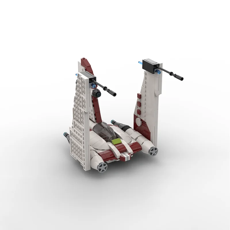 414pcs MOC V Torrent Clone Starfighter Star Battle Model Building Blocks Bookshelf Decor, Home Decor For Adults Desk Decor Gift