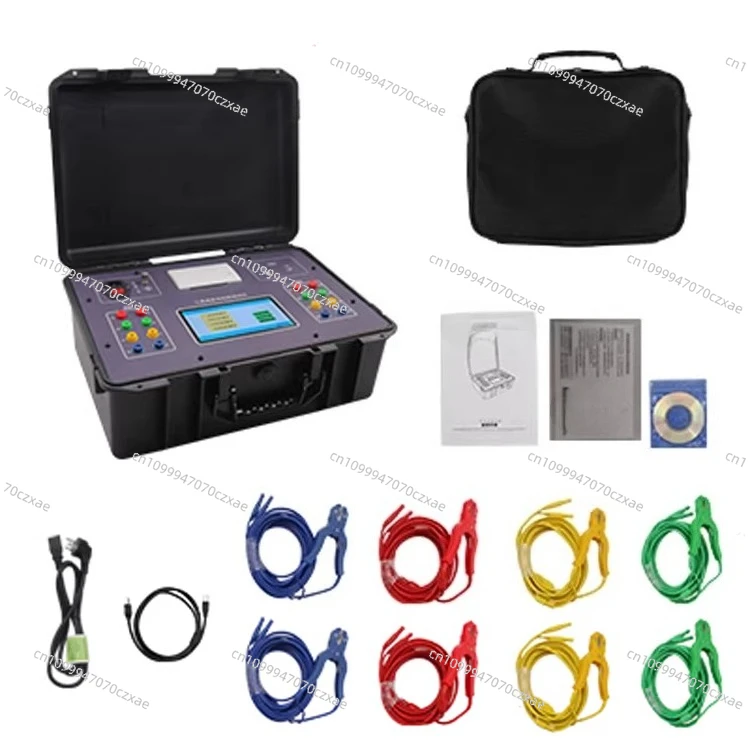 

Трехканальный тестер сопротивления постоянному току для трансформаторов, быстрое измерение сопротивления постоянному току 10А/20А, тестирование сопротивления трехфазных цепей