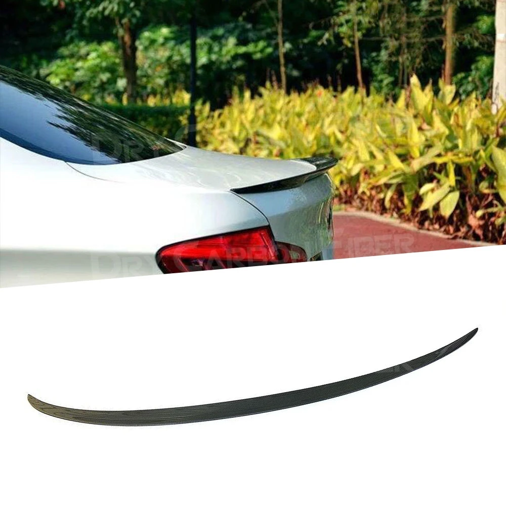 

For BMW 5 series F10 F18 2010-2018 Carbon Fiber Rear Boot Spoiler Trunk Trim wings Car Styling