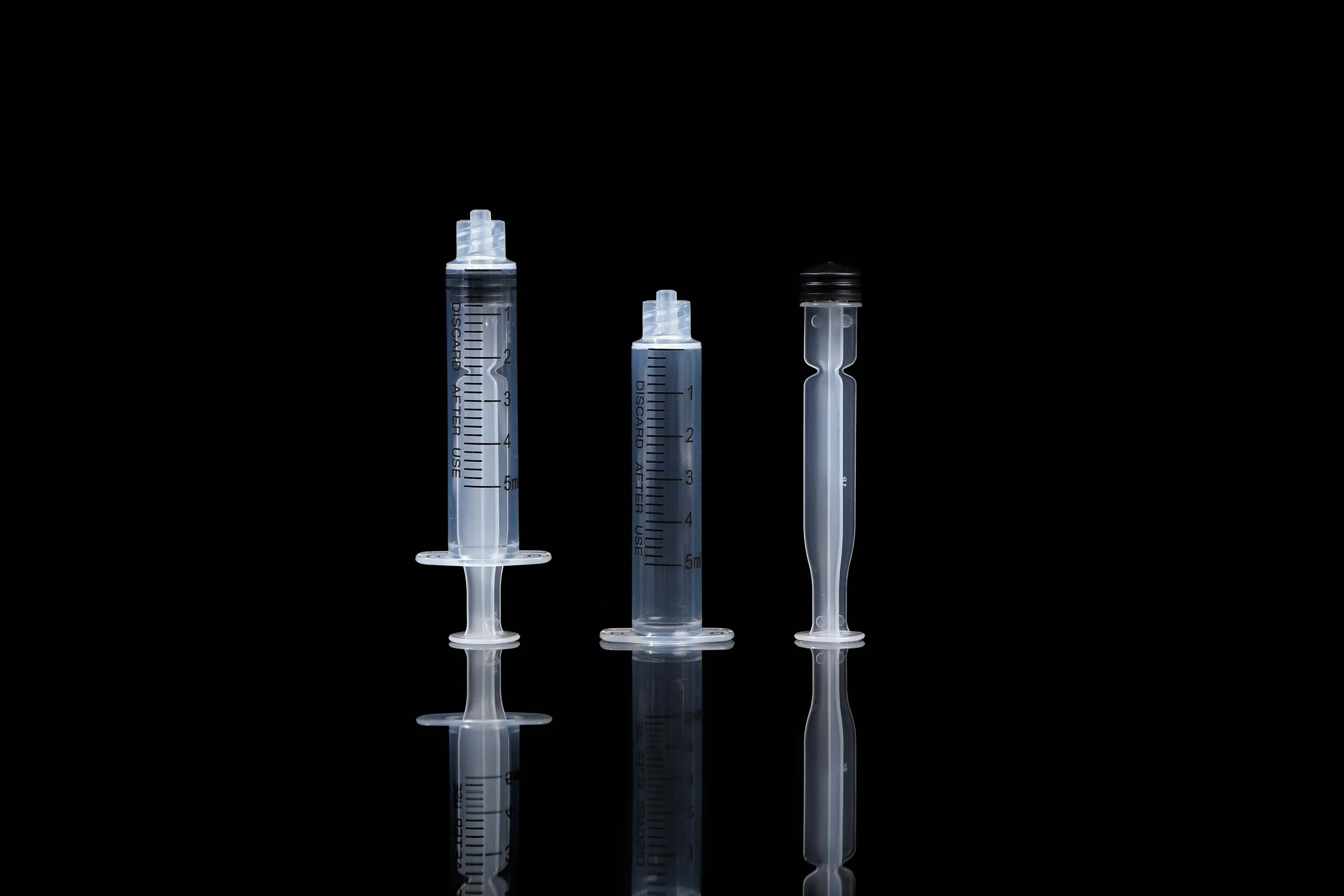 5ml Luer Lock Plastic Syringe Sterilized Individually Packed for Feeding Pets, Lab Use, 30pcs/ 50pcs /100pcs