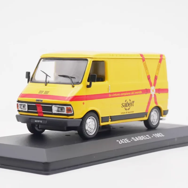 

IXO Diecast 1:43 Scale 242E SABELT 1982 Advertising Vehicle Alloy Car Model Simulation Toy Collection Static Display