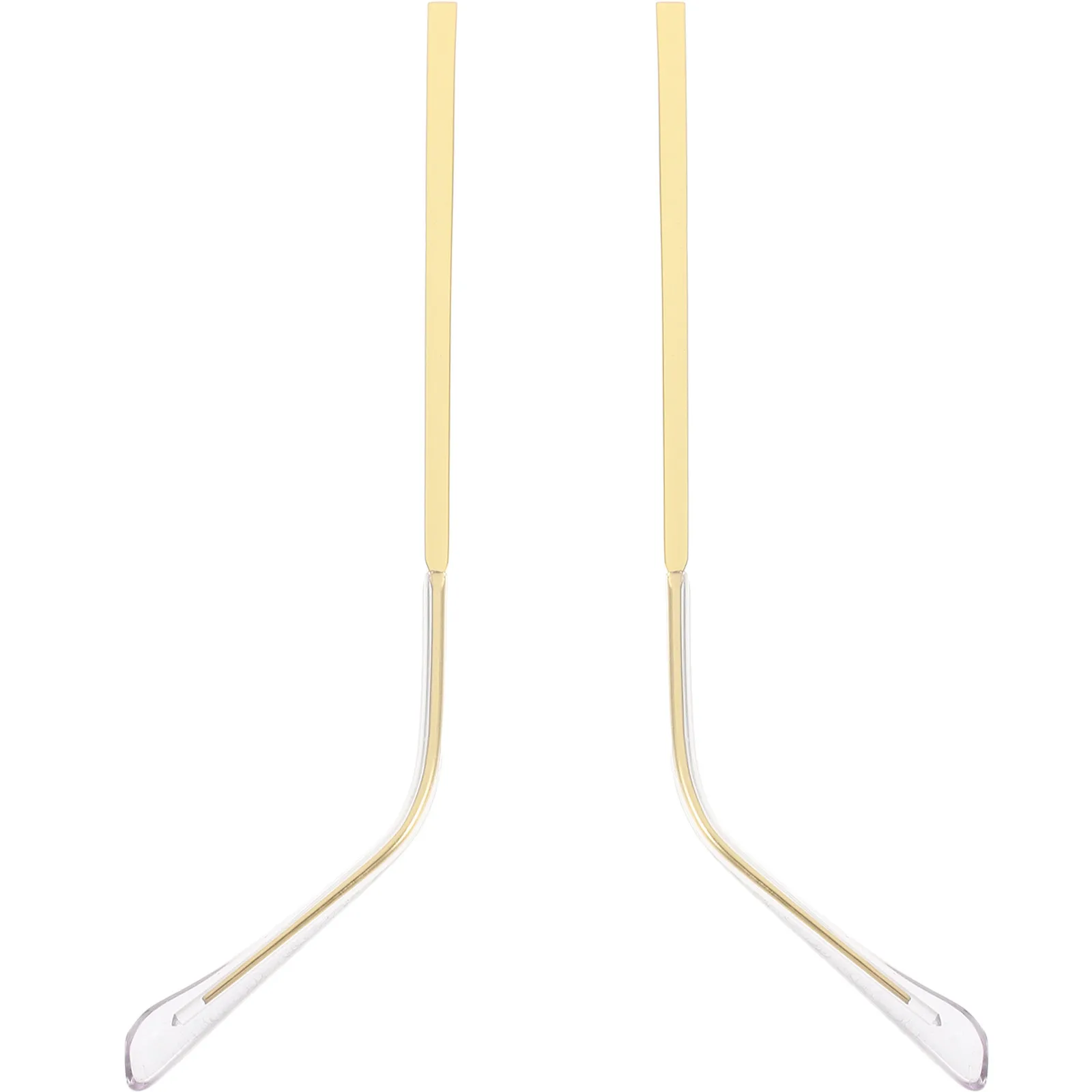 

1Pair Metal Glasses Arm Replacement Lightweight Non-Slip Temple for Eyeglasses Easy to Install Replacement Parts Universal Fit