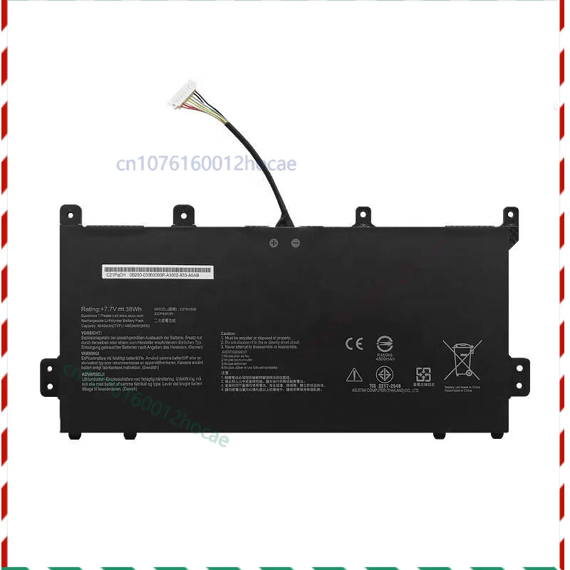 

Laptop Battery For ASUS C21N1808 Chromebook C423NA C523NA C423 C523 7.7V 39W