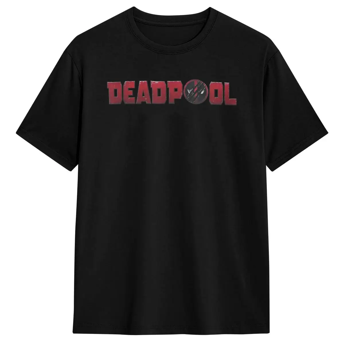 Marvel Studios Deadpool Wolverine Logo Claw Slash camiseta ropa de calle para hombres 100 camisetas de algodón camiseta de verano ropa de gran tamaño