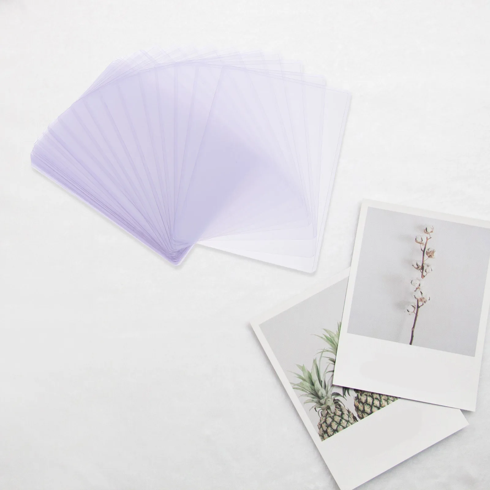 

30 Pcs Transparent File Protector Clear Plastic Card Case Holder Business License Photo Sleeves Hard