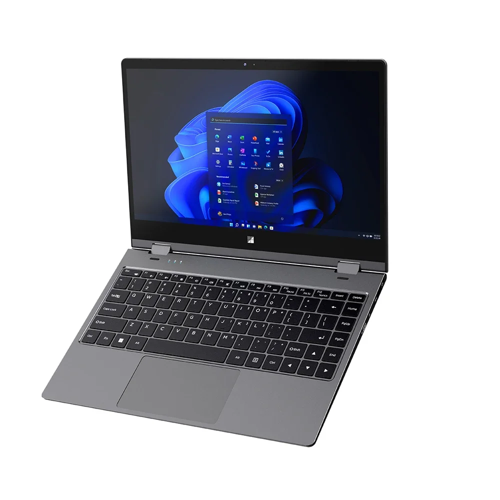 Touchscreen da 14,1 pollici 2 in 1 Yoga Laptop Processore N100 Convertibile Win11 Touchscreen Notebook Computer