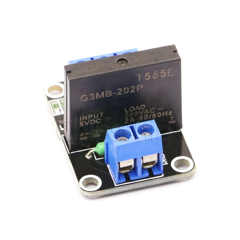 1-way 5V low level solid state relay module with fuse solid state relay 250V 2A