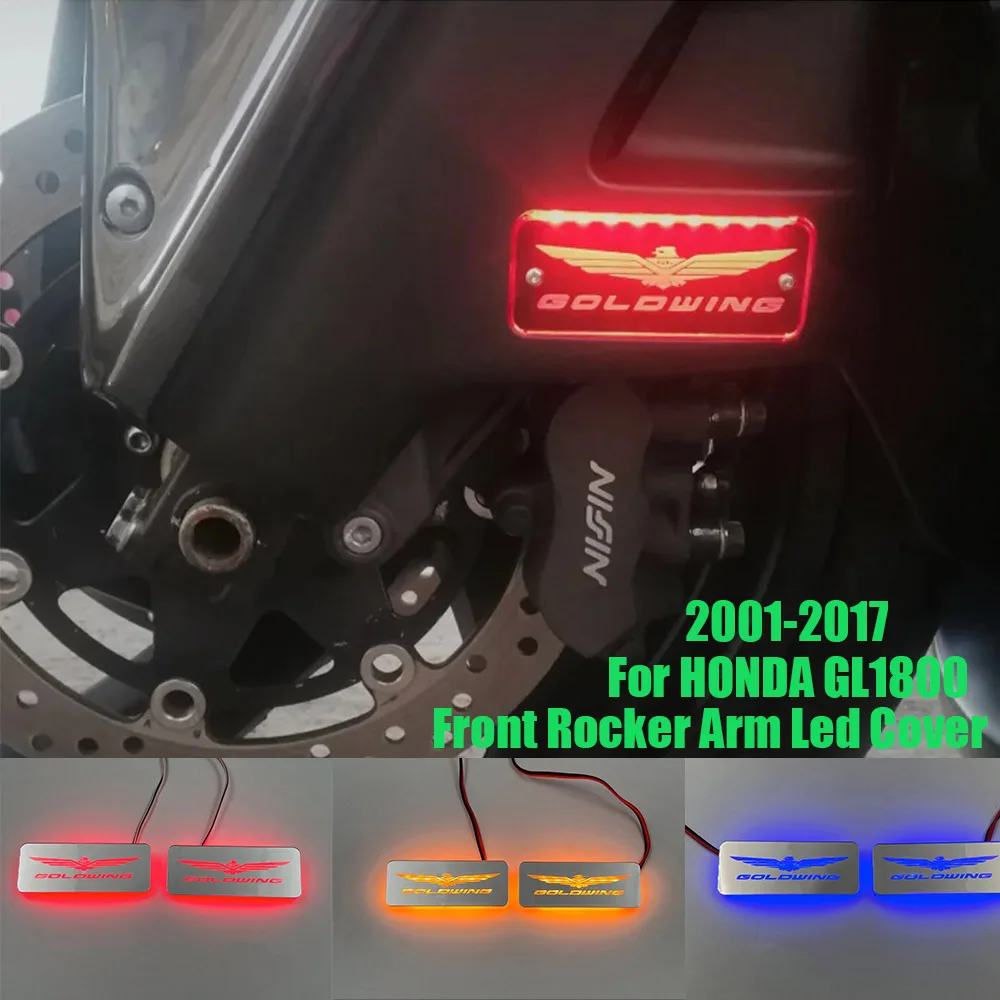 

Gold Wing GL 1800 Moto Front Rocker Arm Led Decorative Cover Light Emitting Cover Cover for Honda Goldwing 2001-2017 GL1800
