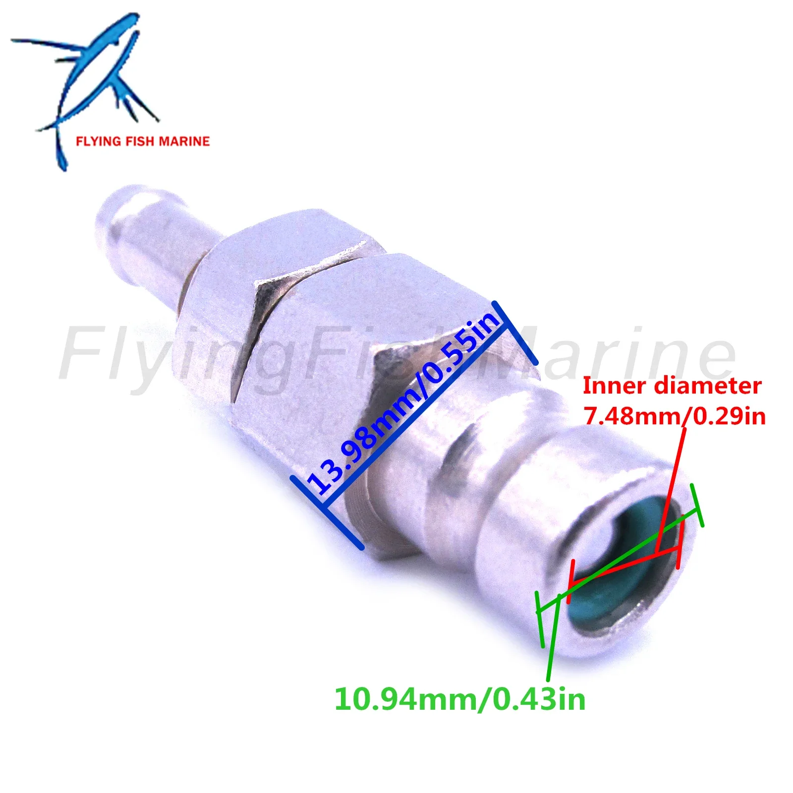 Outboard Engine 65720-98520/98521/985L0/985L1 5033221 Fuel Line Male Hose Connector Plug for Suzuki Evinrude Johnson 9.9HP-65HP