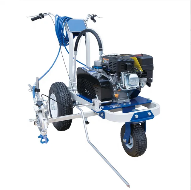 Painting Road Marking Machines Manual Airless Cold Paint Tarmac road Marking Machine Free Shipping Street Making Marks 6.5HP