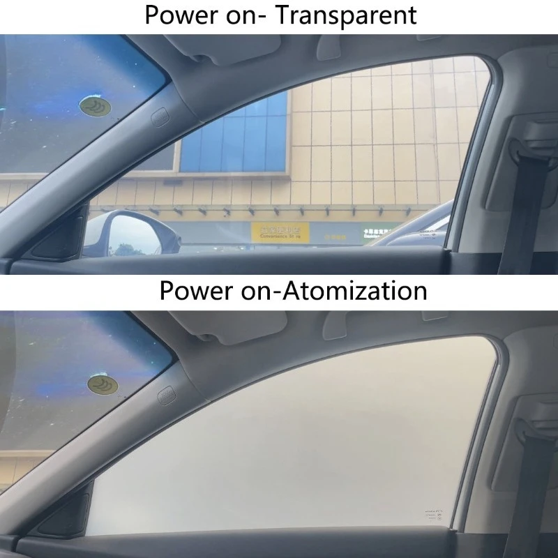 

PDLC Smart Film Smart Window Glass Self-adhesive Coloured and Cuttable
