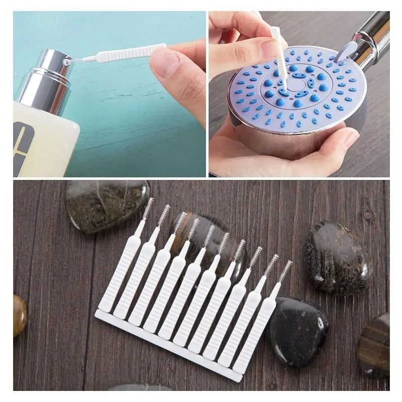 

10 шт., щётка для чистки душевой лейки