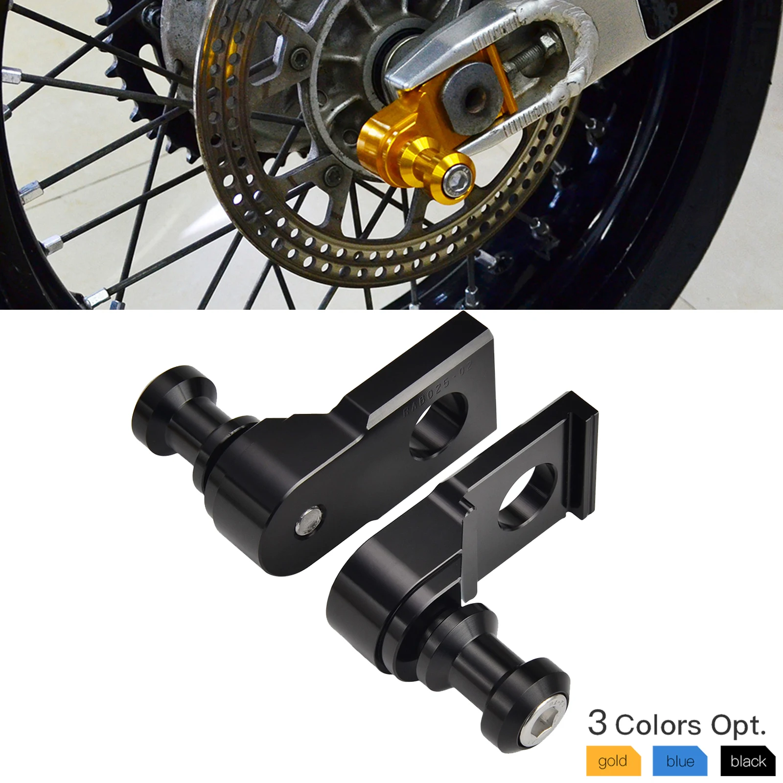 

For Suzuki DRZ400SM DRZ 400SM DR-Z 2005-2021 2020 2019 2018 2017 2016 2015 2014 2013 Motorcycle Axle Block Slider Swingarm Spool