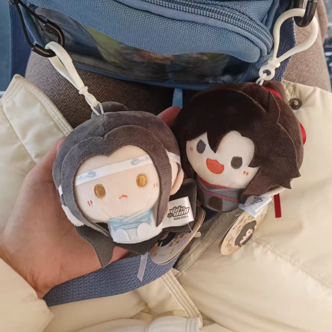 

Подлинные аниме-фигурки Mo Dao Zu Shi 8 см Lan Wangji Wei Wuxian Kawaii Периферийные мини-куклы Сумка Подвеска Брелок Декор Игрушки Подарок