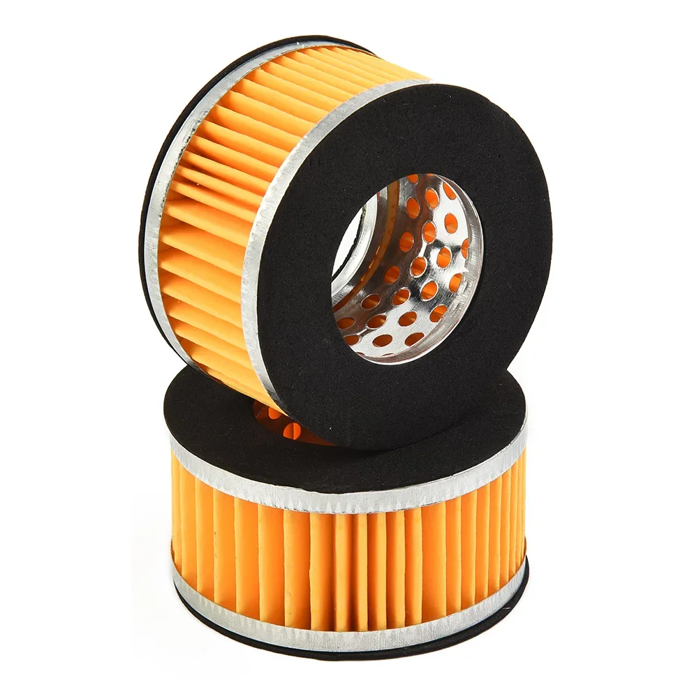 2pcs Piston Type Air Compressor Air Filter Element Filter Air Pump Air Filter Oil-Free Silencer Filter Accessories 65*36*36mm