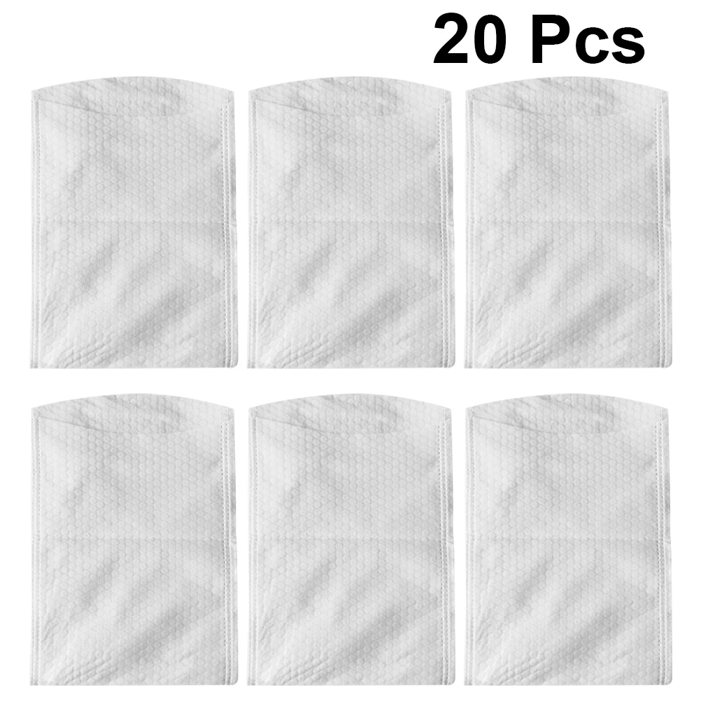 

20pcs Bath Towel Gloves Exfoliating Shower Disposable Non Woven Body Scrubber Mitts for Adults Man Woman