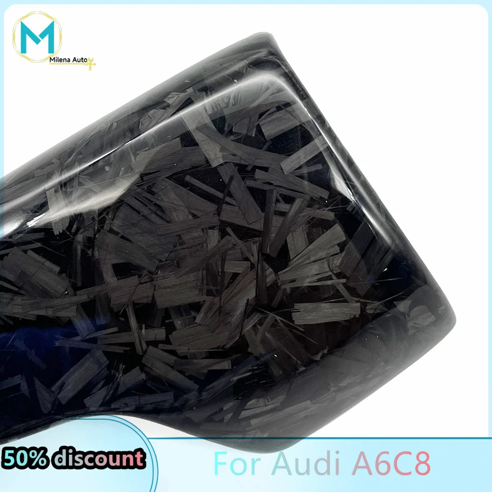 For Audi A6C8 forged carbon handball side cover