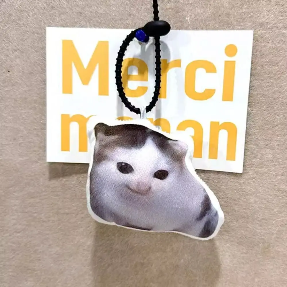 Oiiaioooooiai Cat Voice Keychain with Sound Decompression German Kitten Voice Pendant Reverses Cat Voice Doll