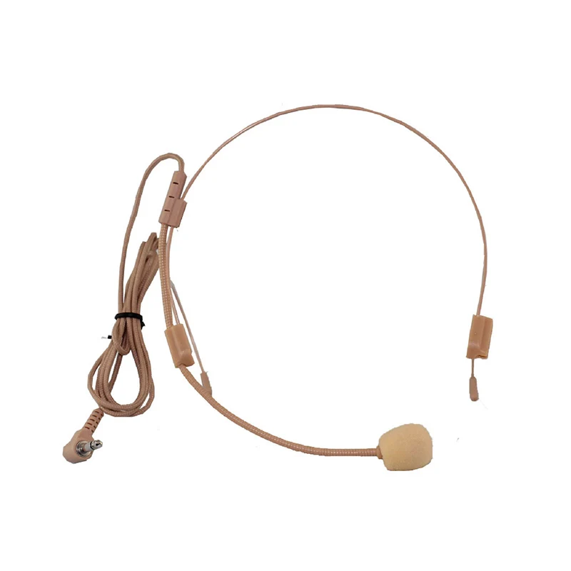 Kondensator-Headset-Mikrofon, kabelloser Bodypack-Sender mit Standard-3,5-Millimeter-Anschluss