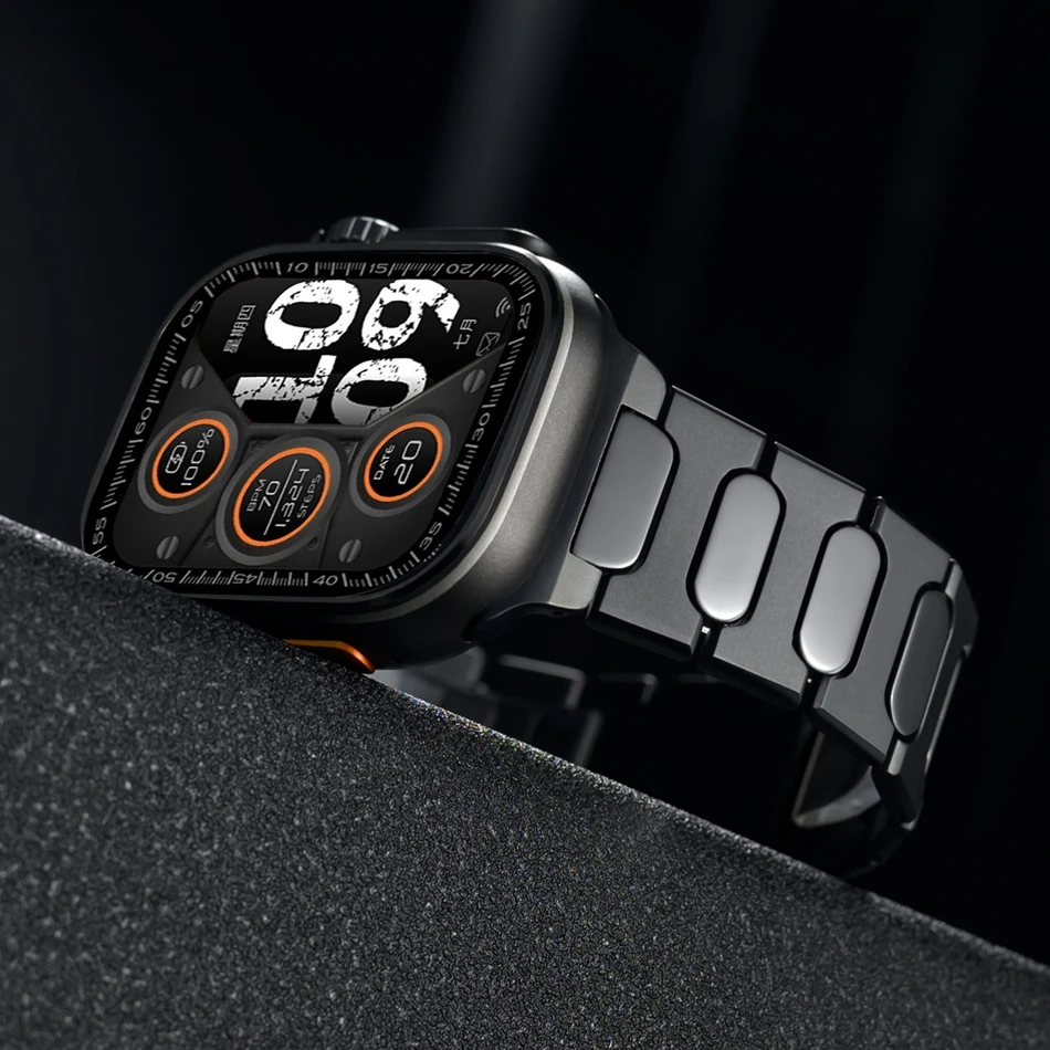 Titan-Uhrenarmband für Apple Watch Series 11/10/9/8/7/6/5/SE/Ultra 3 2 mit Magnetverschluss für iWatch 49/46/45/44/42mm – Detail 6